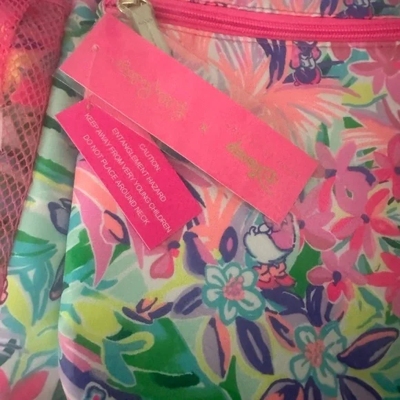 NWT Lilly Pulitzer X Disney Parks Dreamin' Pink Full Size Backpack Limited Ed - Picture 5 of 9